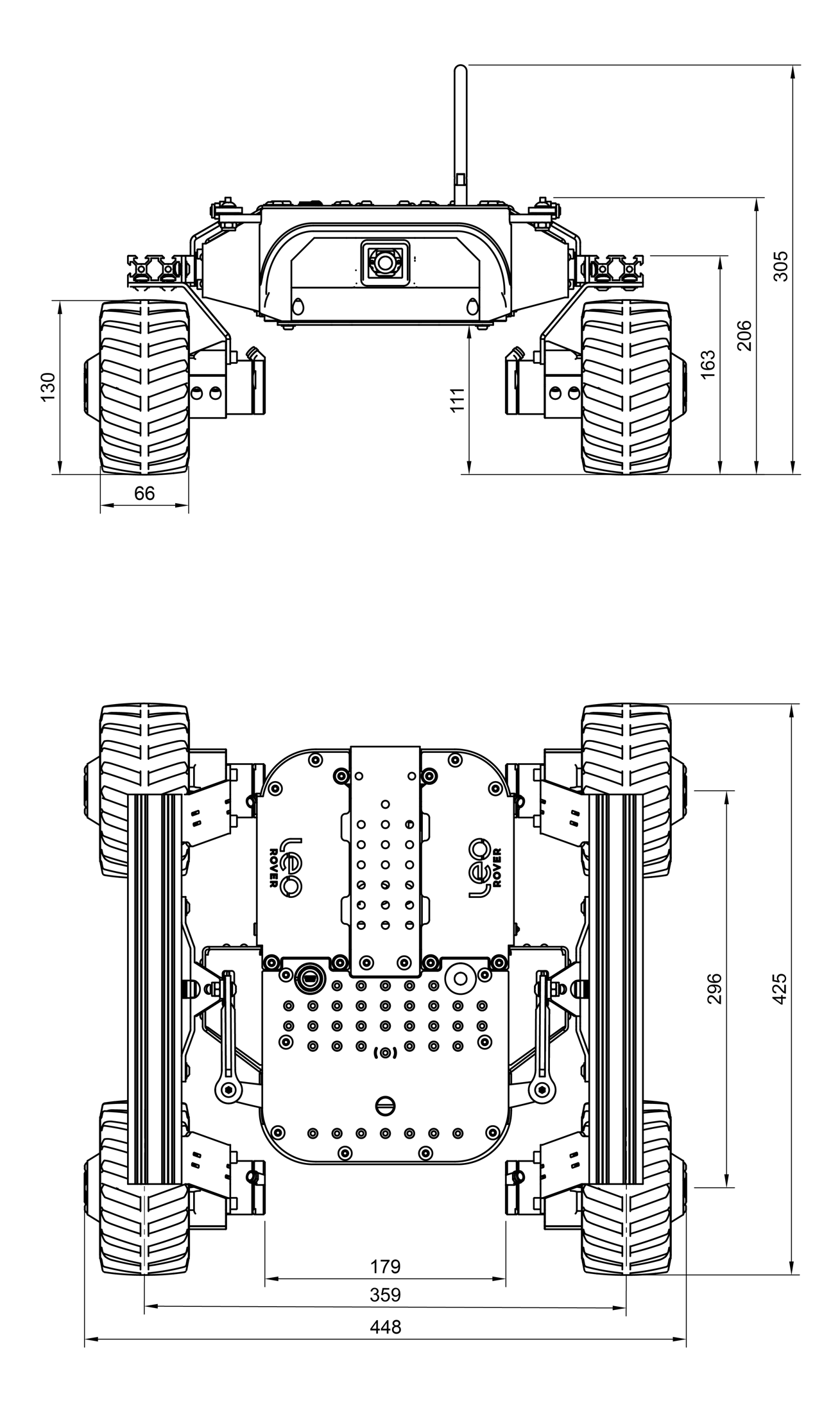 Leo Rover Dimensions